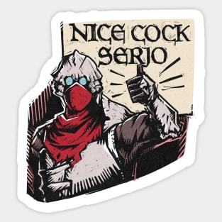 Nice Cock Tel Sticker